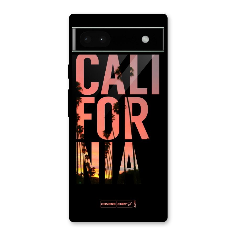 California Glass Back Case for Google Pixel 6a