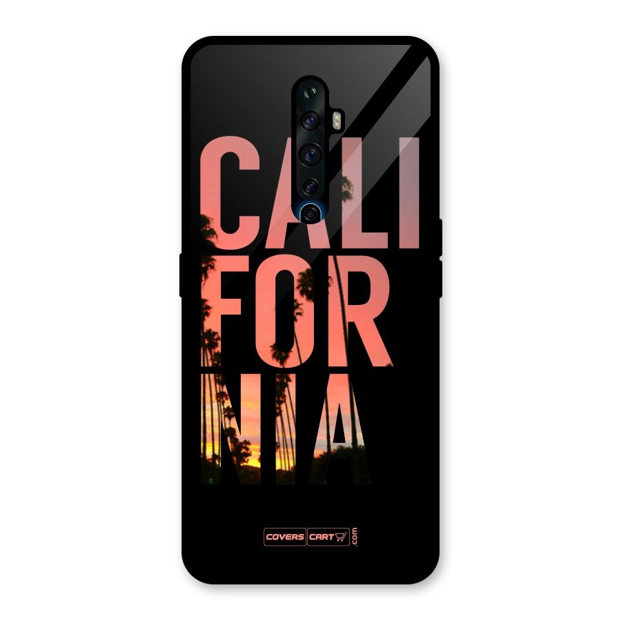 California Glass Back Case for Oppo Reno2 F