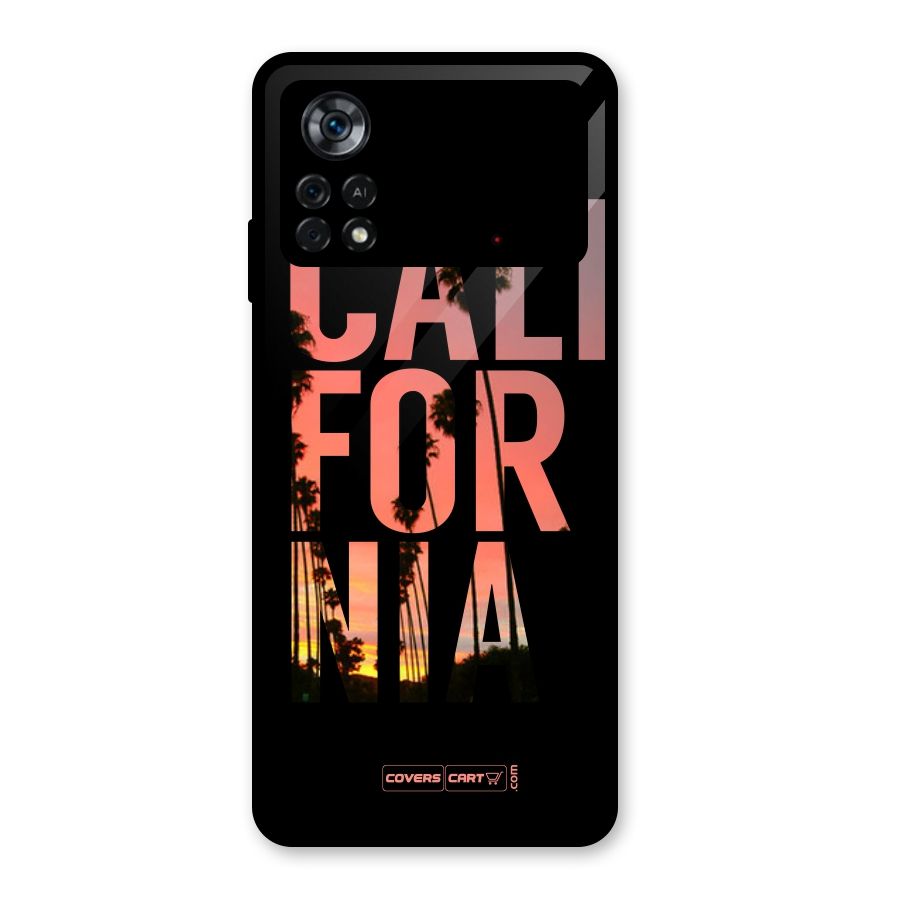 California Glass Back Case for Poco X4 Pro 5G