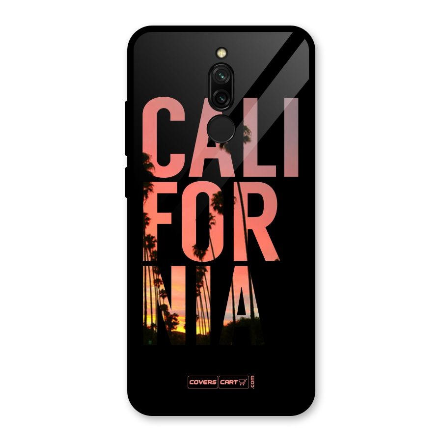 California Glass Back Case for Redmi 8