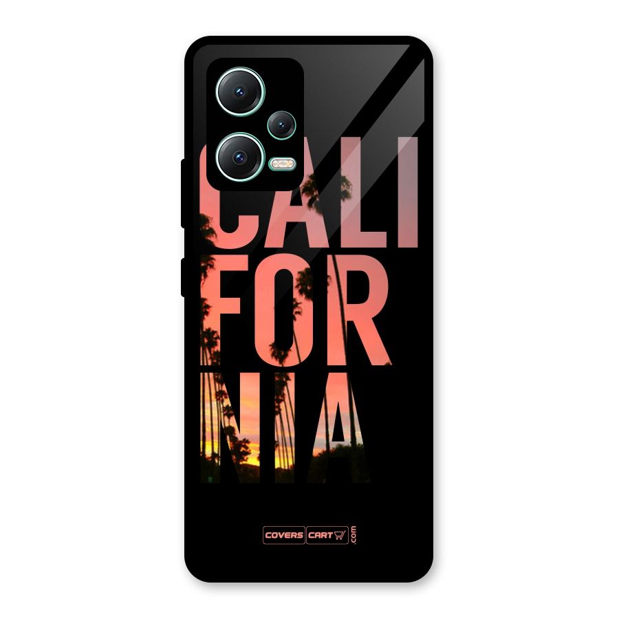 California Glass Back Case for Redmi Note 12 5G