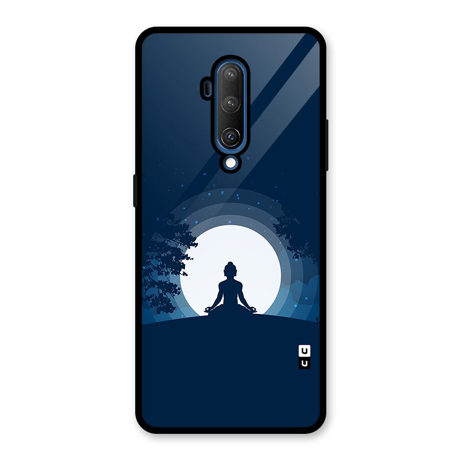 Calm Meditation Glass Back Case for OnePlus 7T Pro
