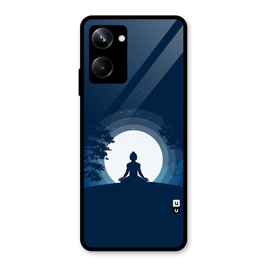 Calm Meditation Glass Back Case for Realme 10 Pro