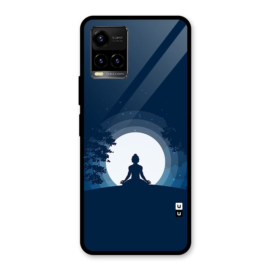 Calm Meditation Glass Back Case for Vivo Y21T