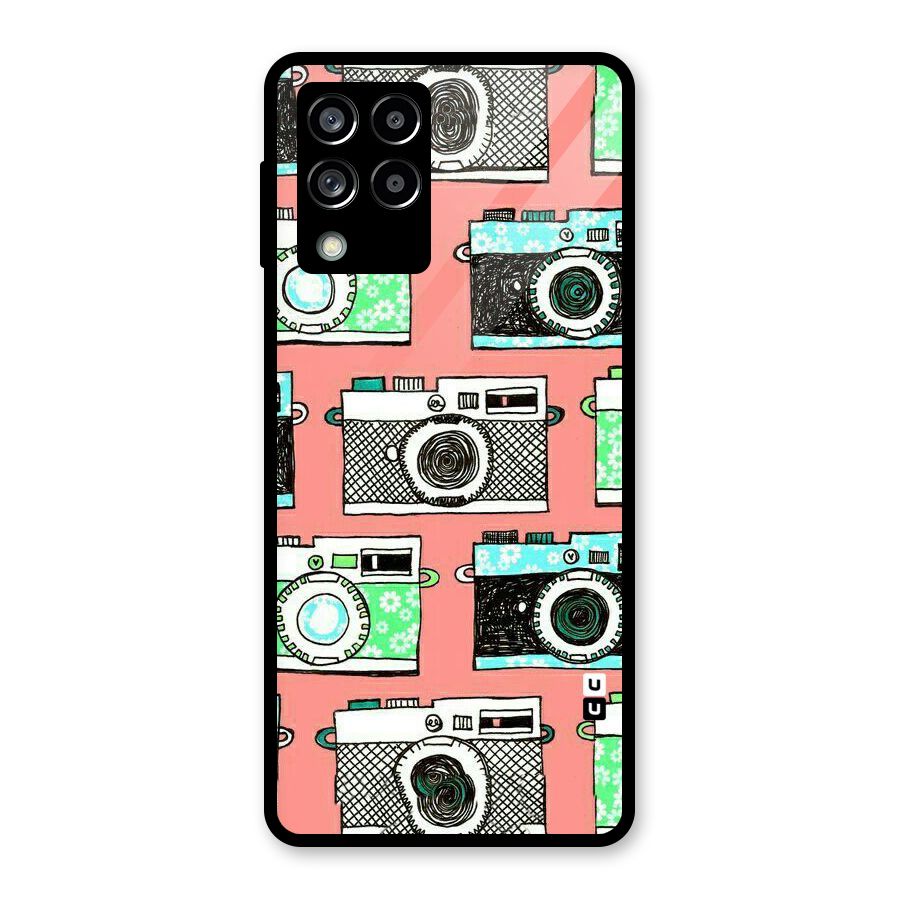 Cam Art Loving Glass Back Case for Galaxy M53 5G
