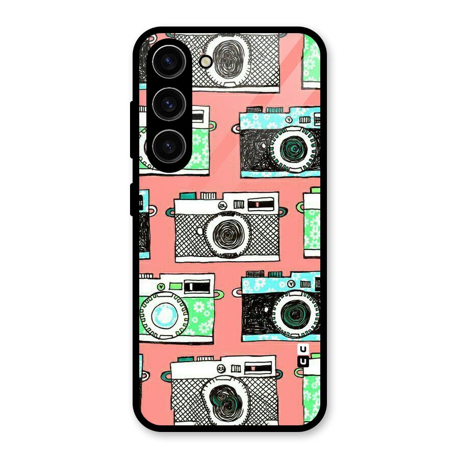 Cam Art Loving Glass Back Case for Galaxy S23