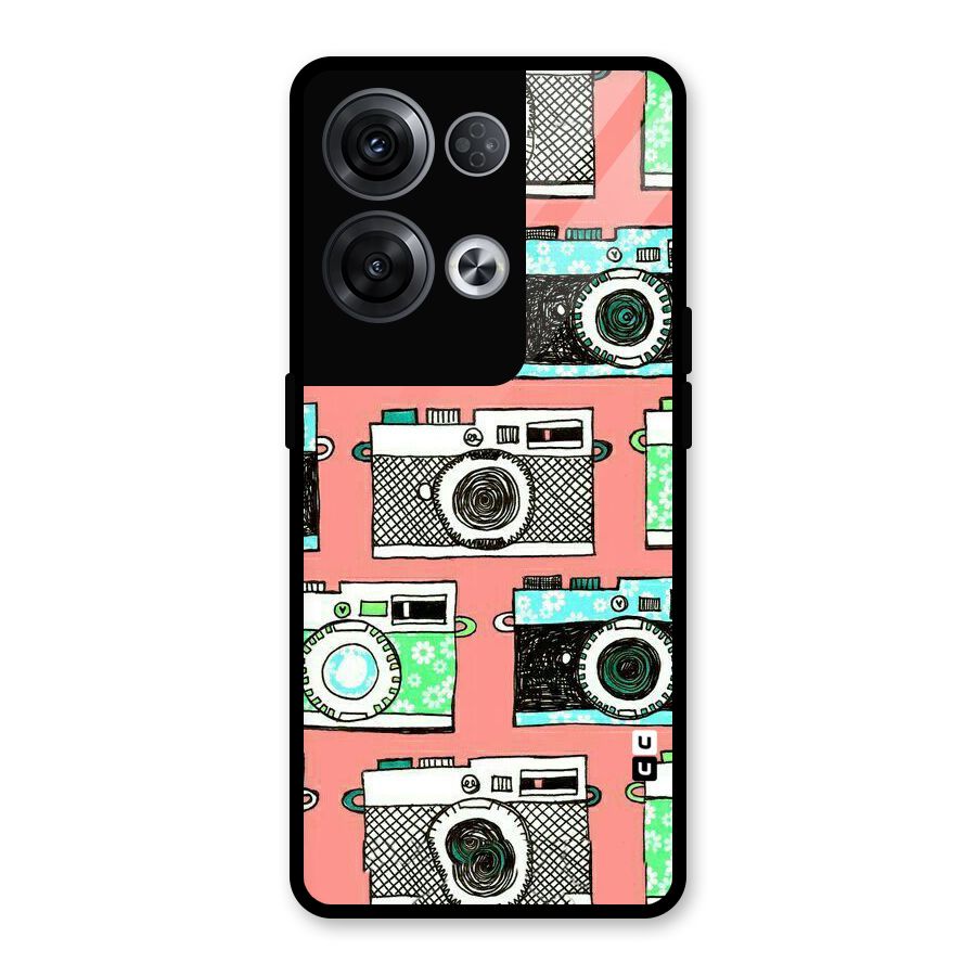 Cam Art Loving Glass Back Case for Oppo Reno8 Pro 5G