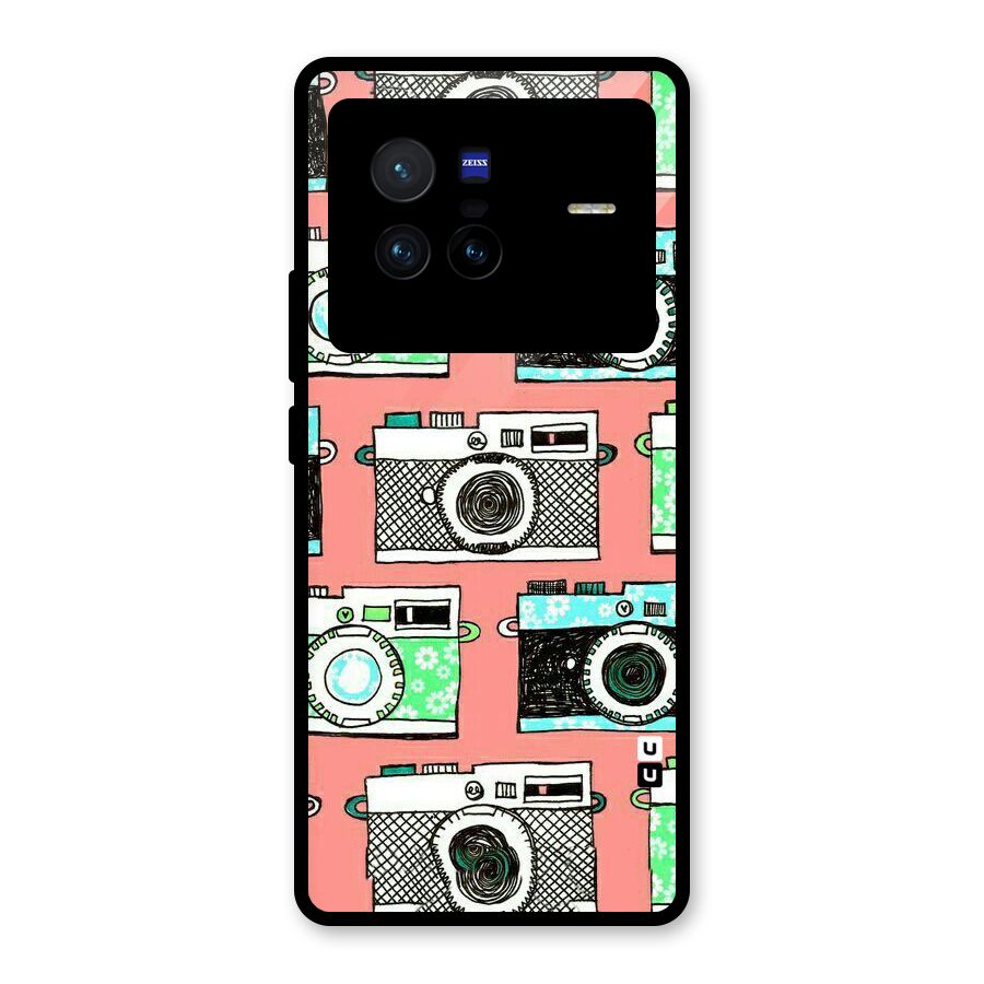 Cam Art Loving Glass Back Case for Vivo X80