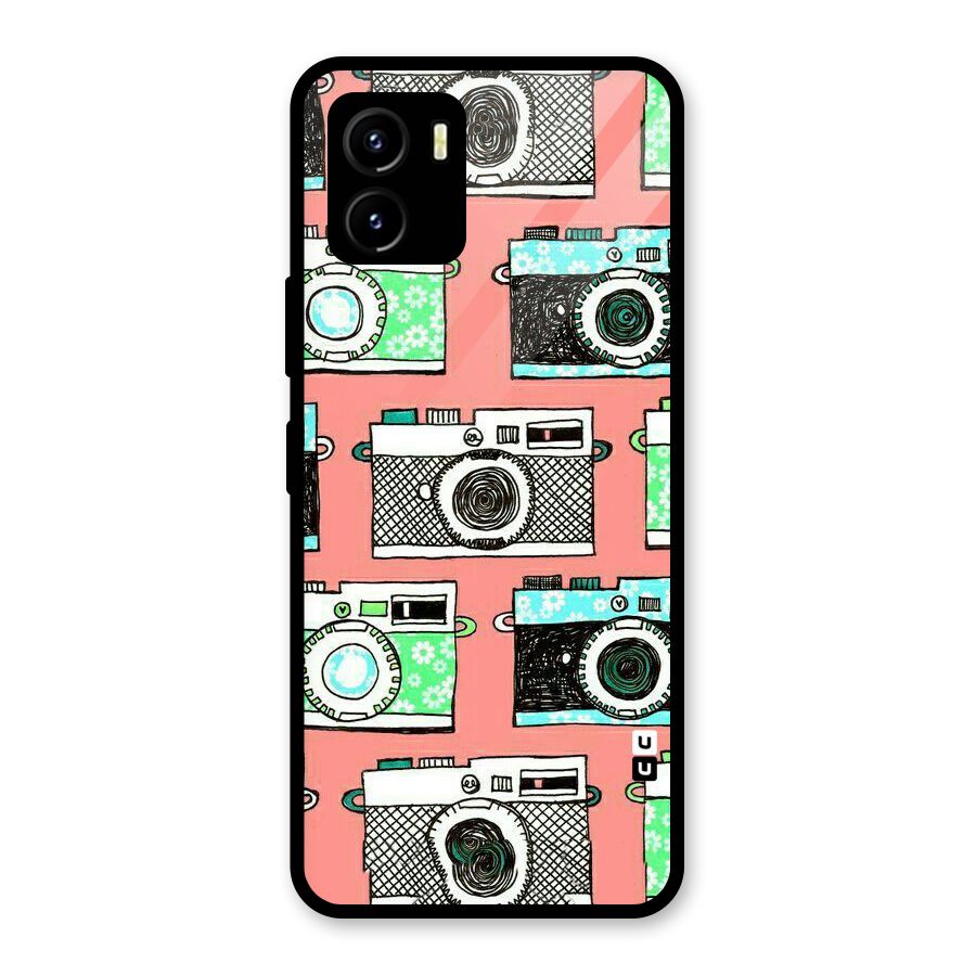 Cam Art Loving Glass Back Case for Vivo Y15s