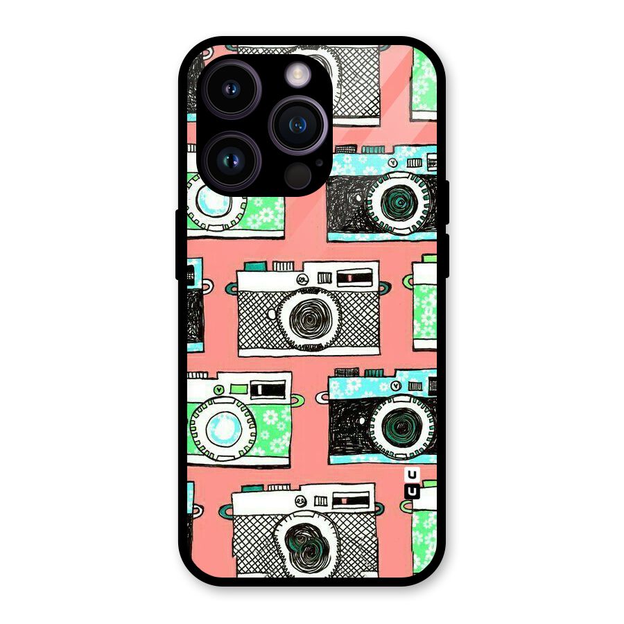 Cam Art Loving Glass Back Case for iPhone 14 Pro