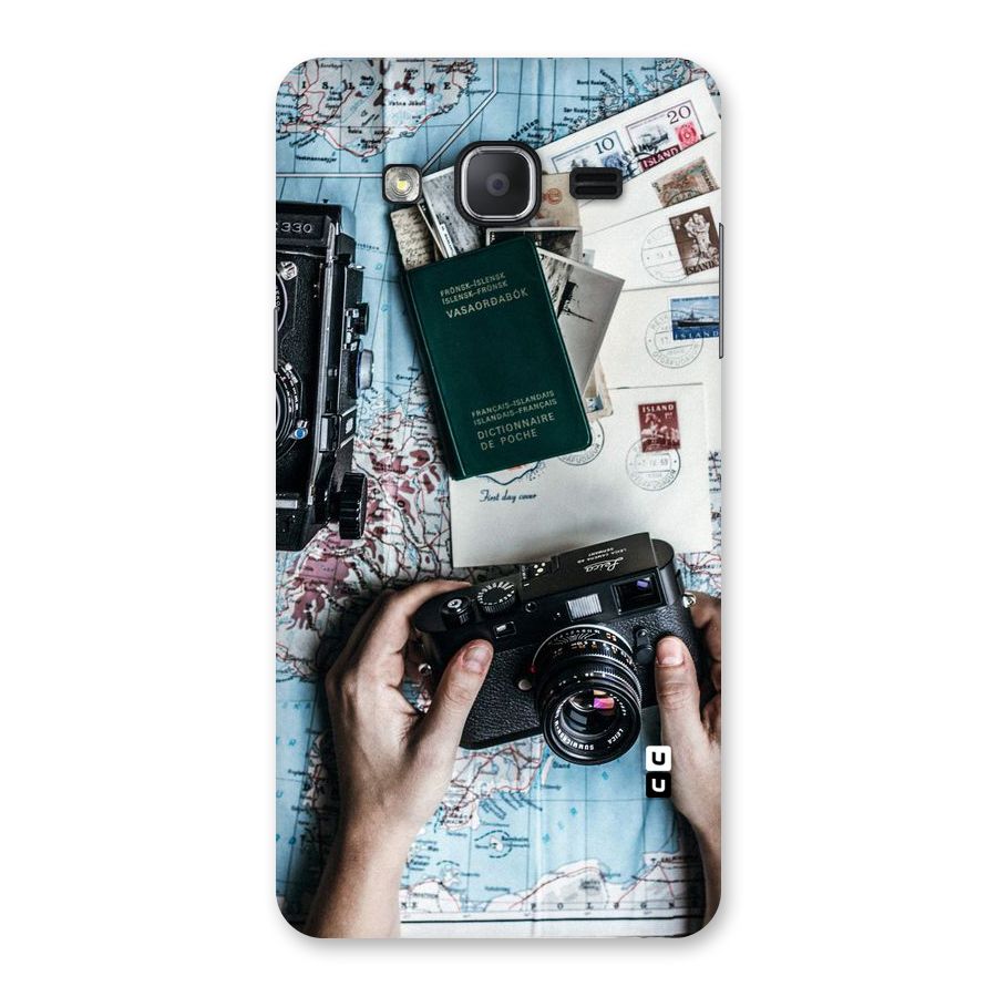 Camera and Postcards Back Case for Galaxy On7 2015