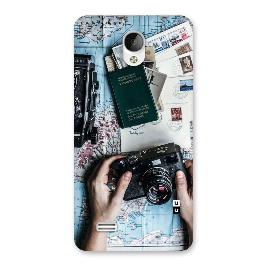 Camera and Postcards Back Case for Vivo Y21