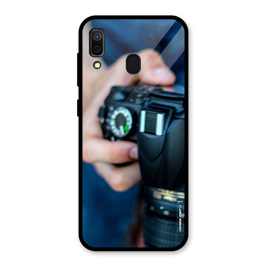 Camera Love Glass Back Case for Galaxy A30