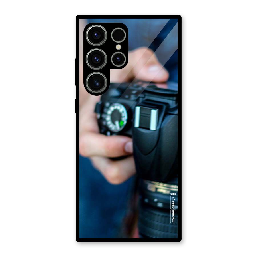 Camera Love Glass Back Case for Galaxy S23 Ultra