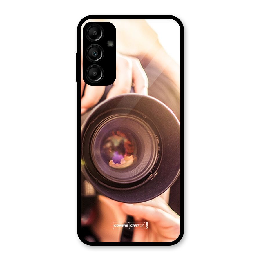 Camera Lovers Glass Back Case for Galaxy A14 5G
