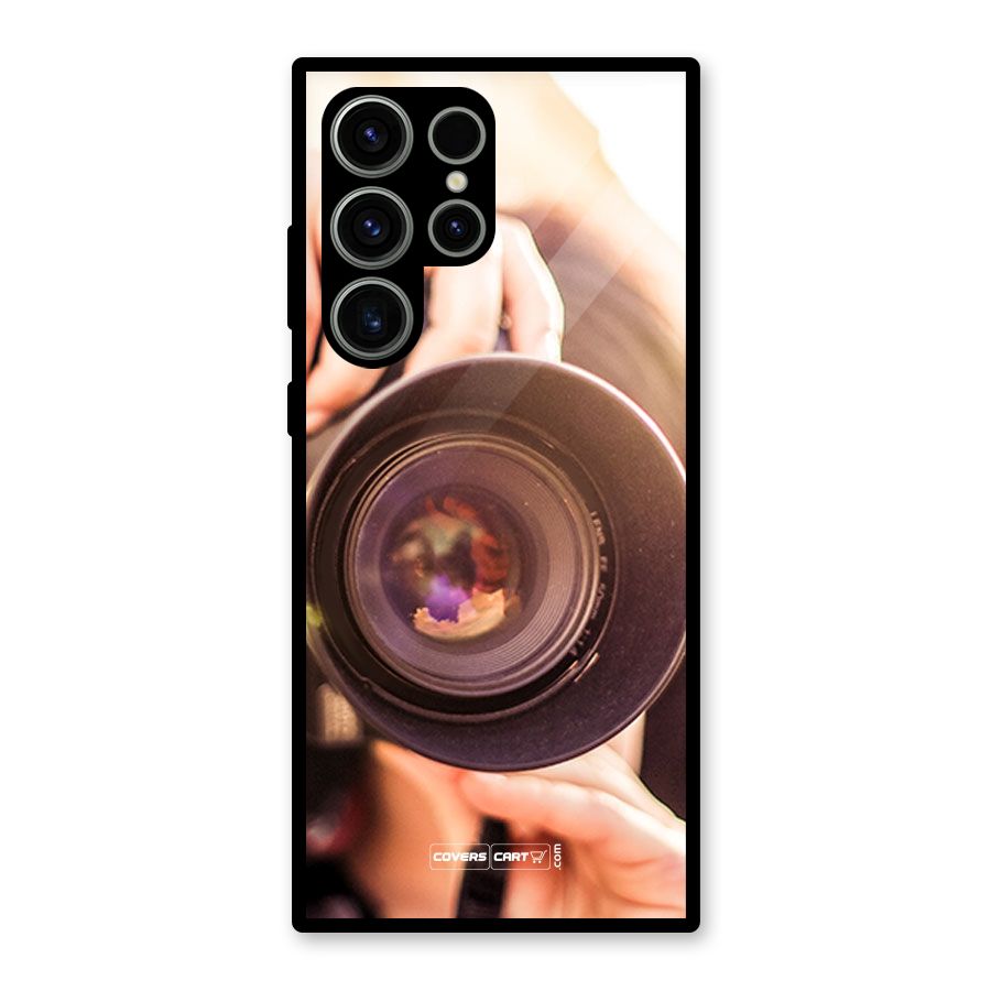 Camera Lovers Glass Back Case for Galaxy S23 Ultra