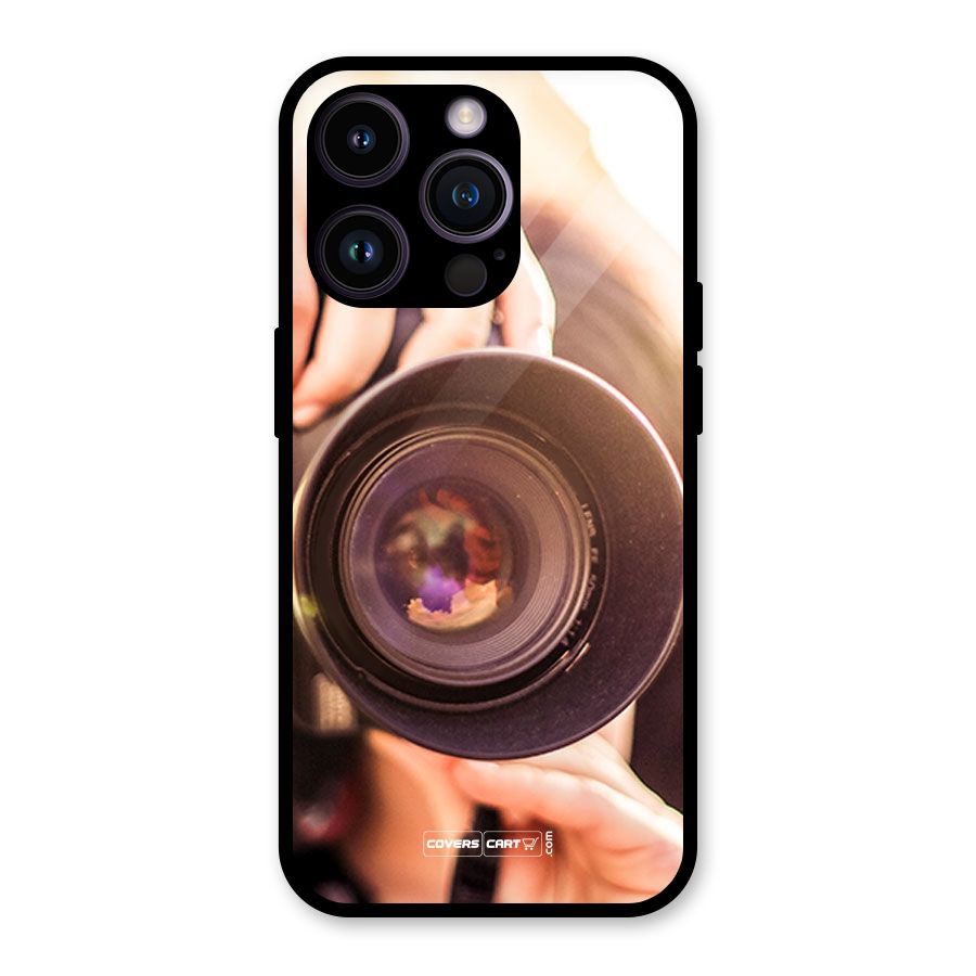 Camera Lovers Glass Back Case for iPhone 14 Pro