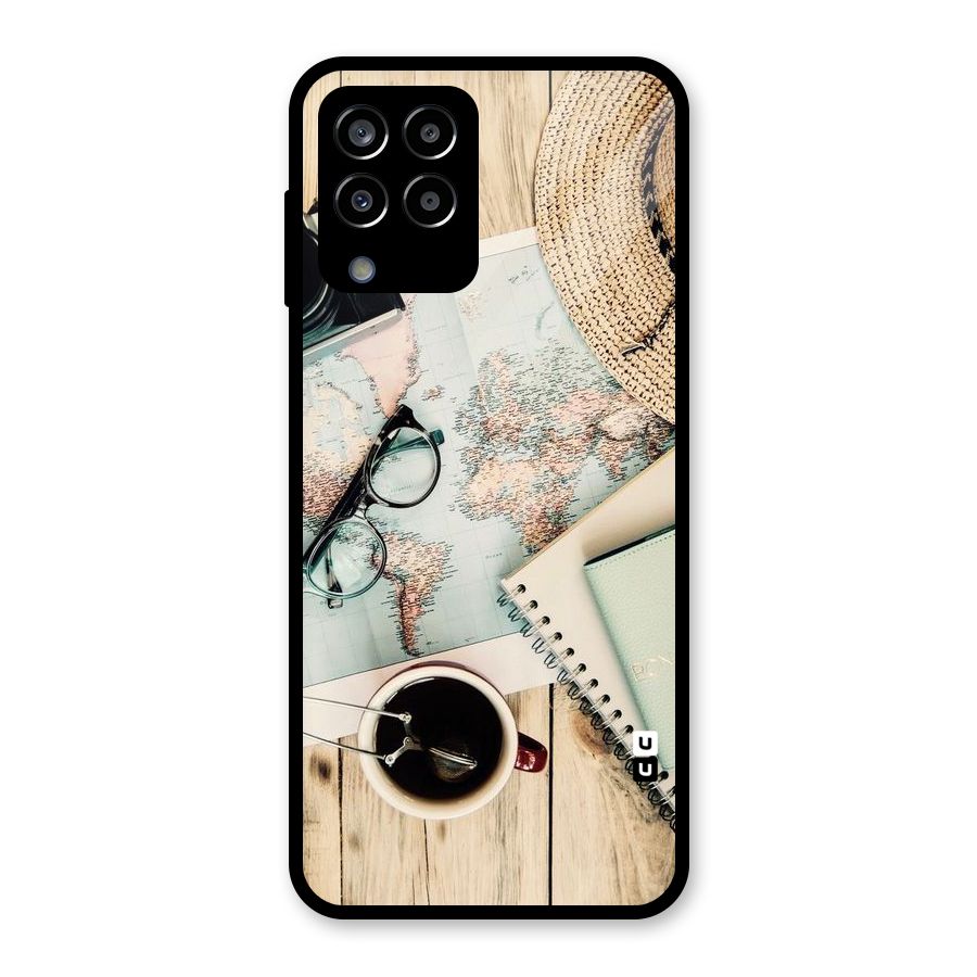 Camera Notebook Glass Back Case for Galaxy M33