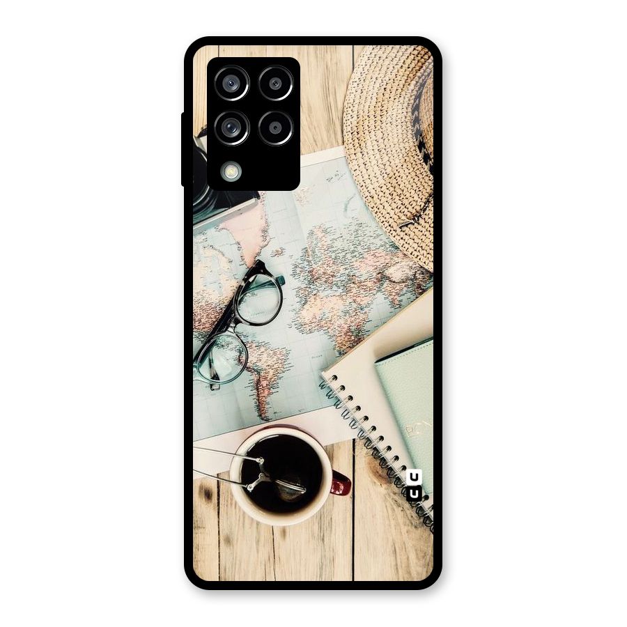 Camera Notebook Glass Back Case for Galaxy M53 5G