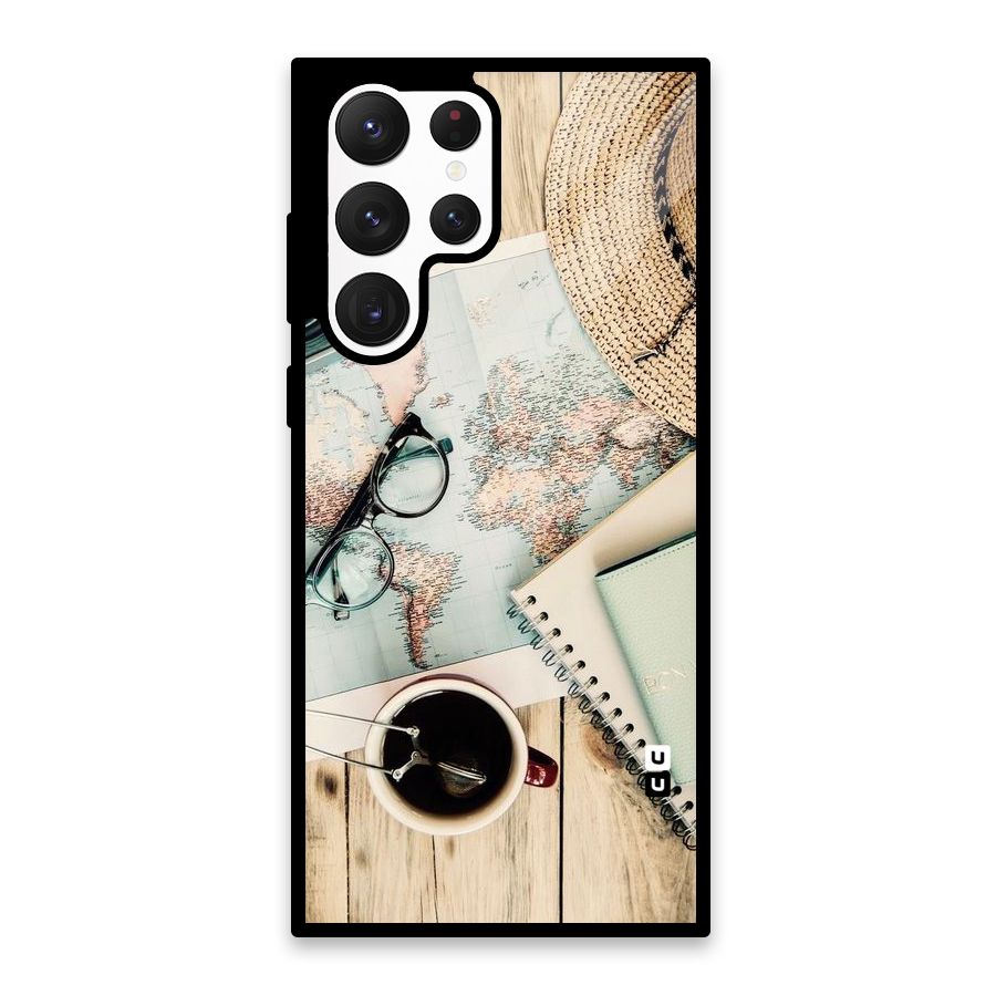 Camera Notebook Glass Back Case for Galaxy S22 Ultra 5G