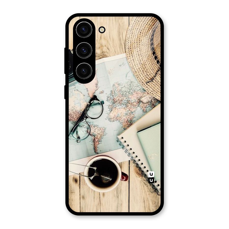 Camera Notebook Glass Back Case for Galaxy S23 Plus