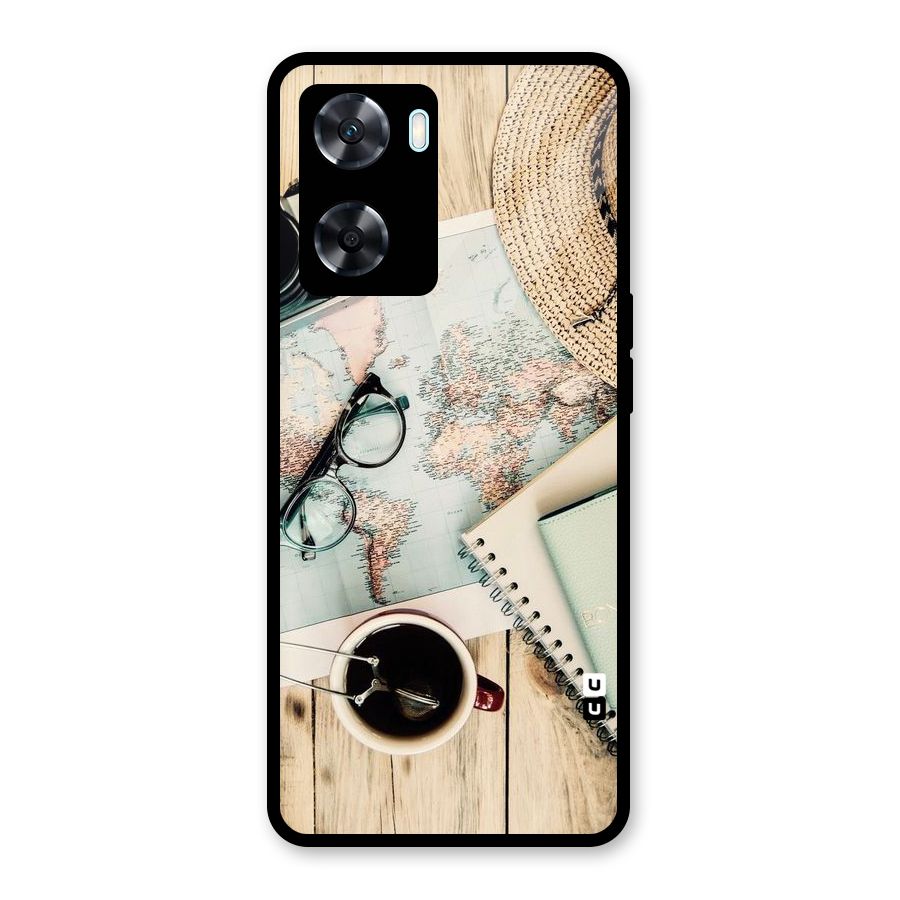 Camera Notebook Glass Back Case for Oppo A77