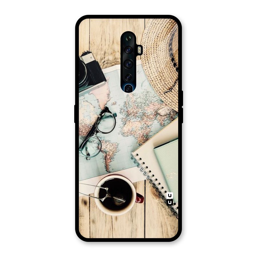 Camera Notebook Glass Back Case for Oppo Reno2 F