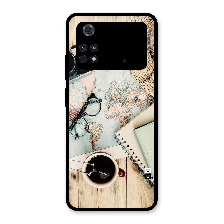 Camera Notebook Glass Back Case for Poco M4 Pro 4G