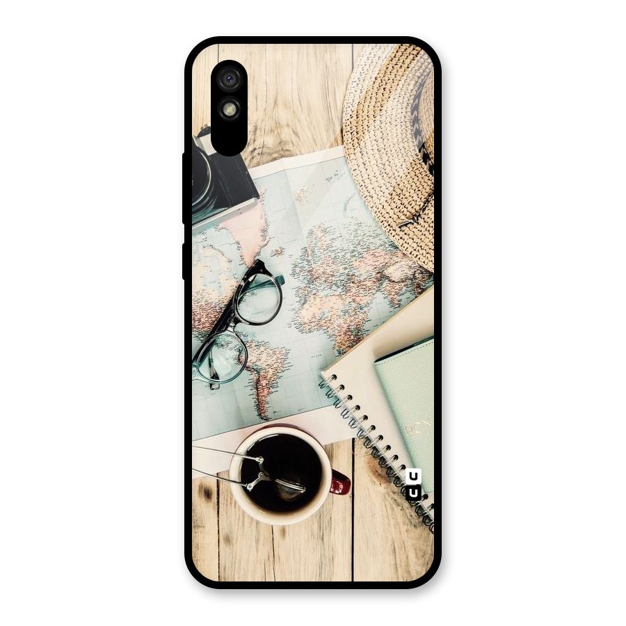 Camera Notebook Glass Back Case for Redmi 9A