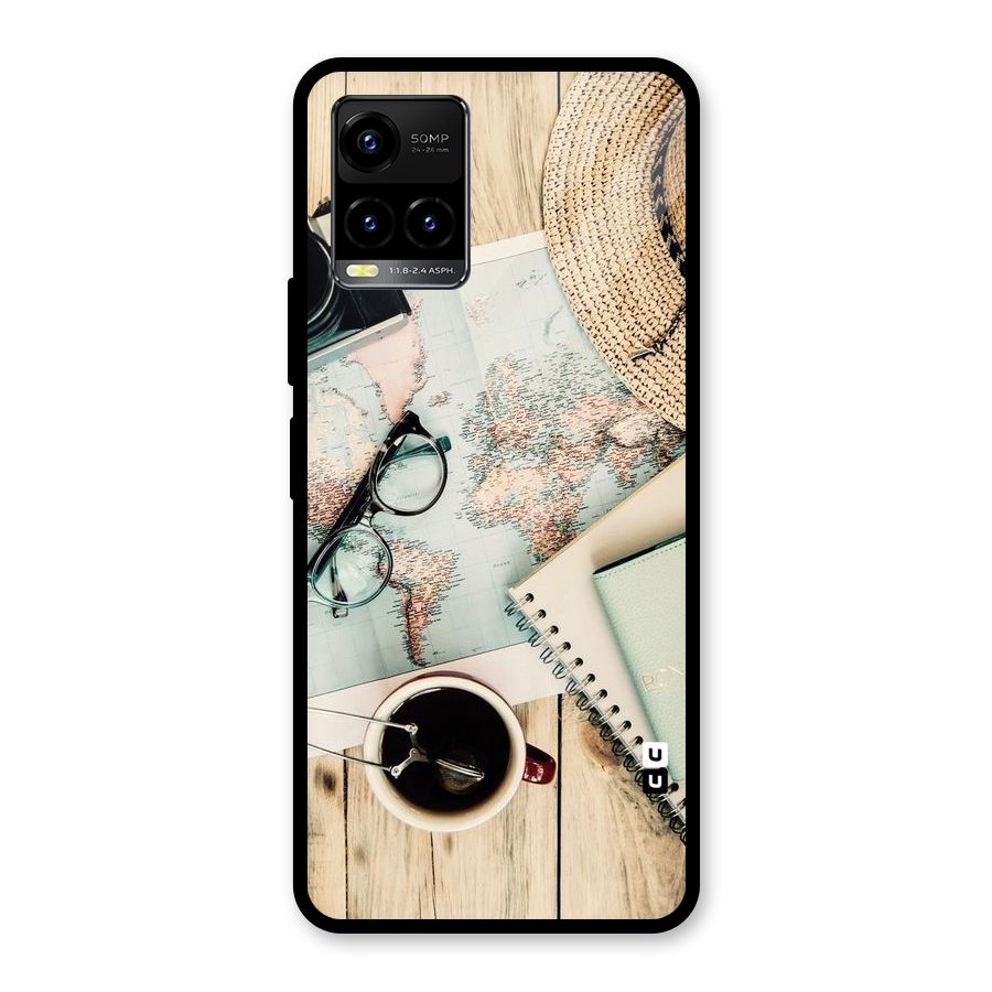 Camera Notebook Glass Back Case for Vivo Y21T