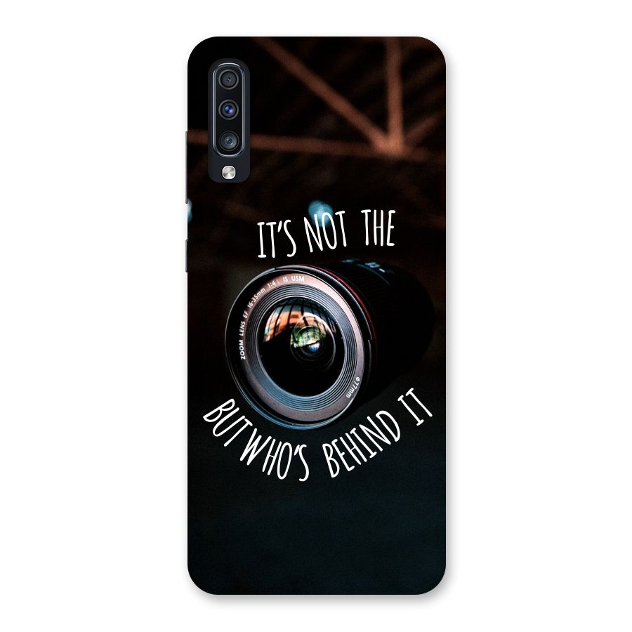 Camera Quote Back Case for Galaxy A70
