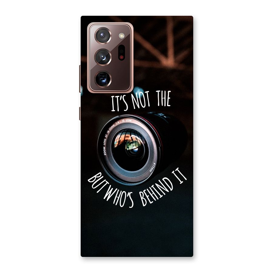 Camera Quote Back Case for Galaxy Note 20 Ultra