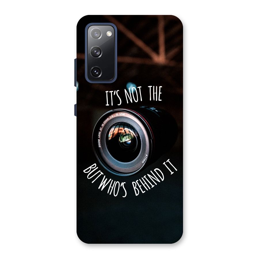Camera Quote Back Case for Galaxy S20 FE