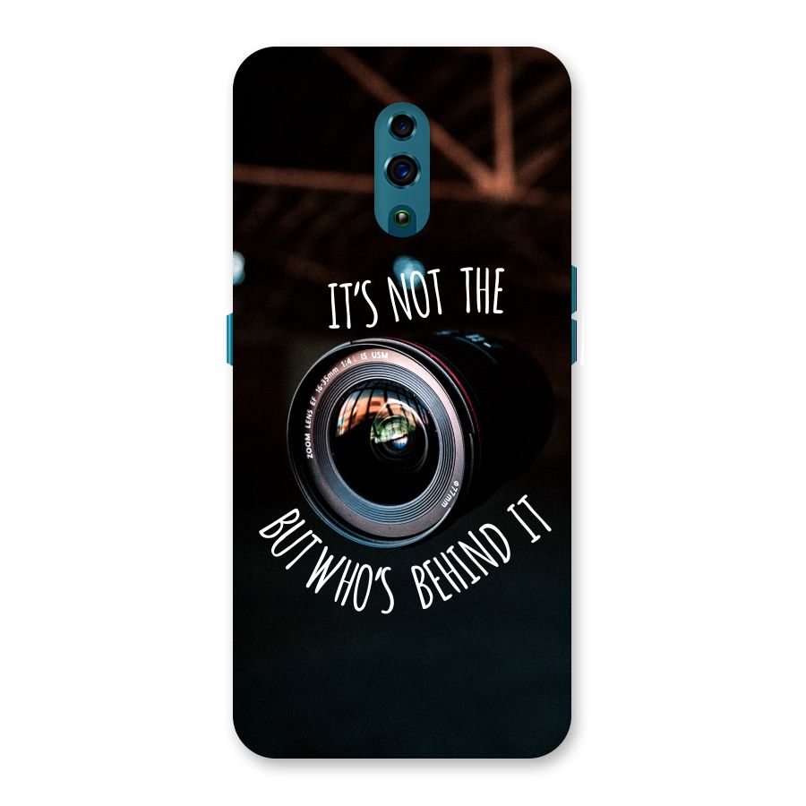 Camera Quote Back Case for Oppo Reno