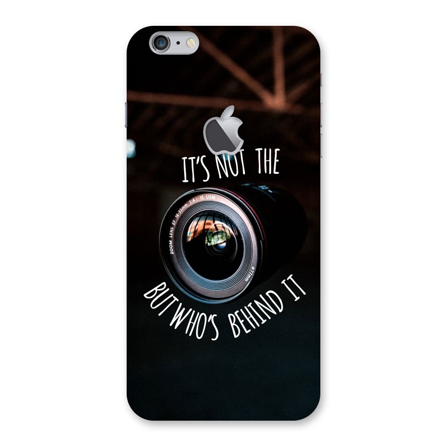 Camera Quote Back Case for iPhone 6 Plus 6S Plus Logo Cut