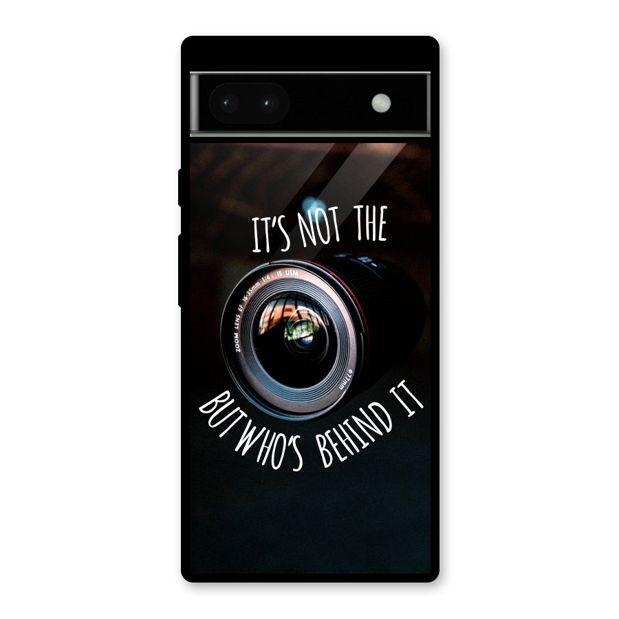 Camera Quote Glass Back Case for Google Pixel 6a