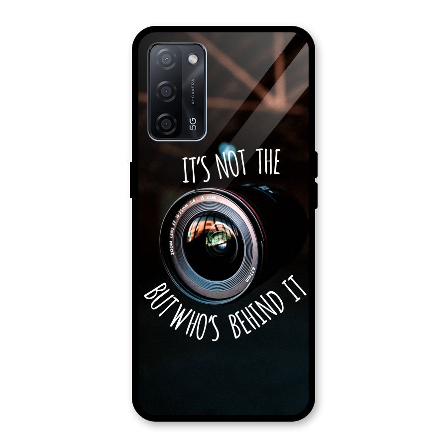 Camera Quote Glass Back Case for Oppo A53s 5G