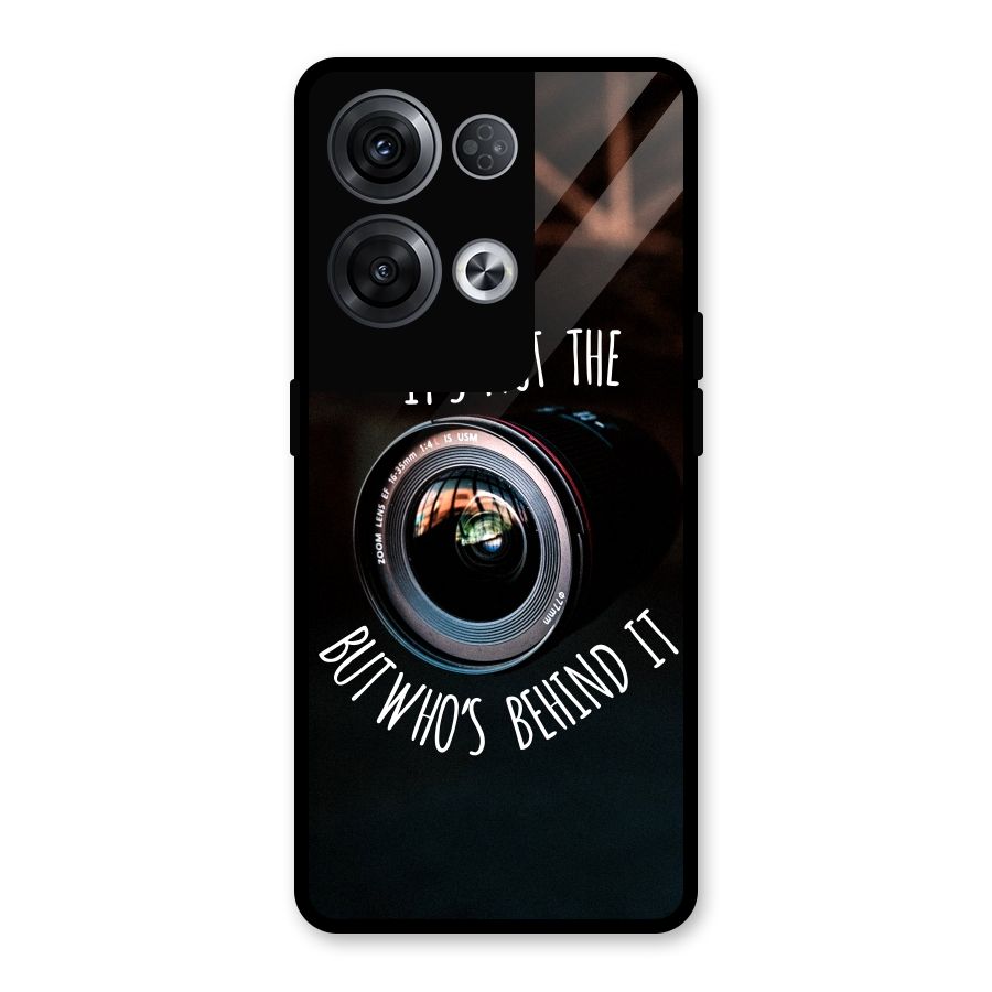 Camera Quote Glass Back Case for Oppo Reno8 Pro 5G