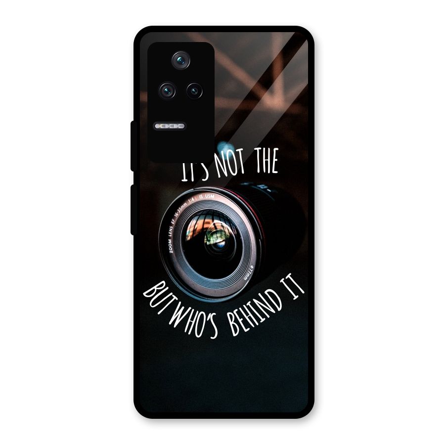 Camera Quote Glass Back Case for Poco F4 5G