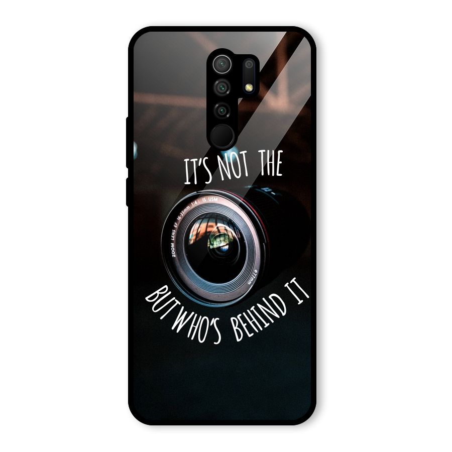 Camera Quote Glass Back Case for Poco M2