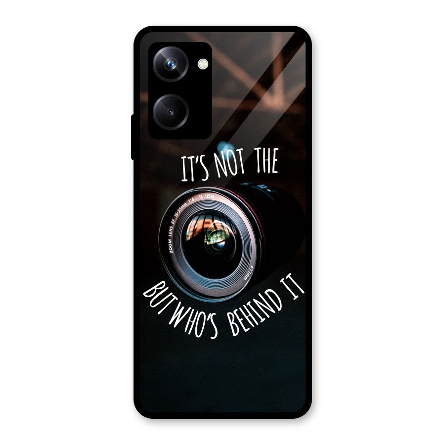 Camera Quote Glass Back Case for Realme 10 Pro