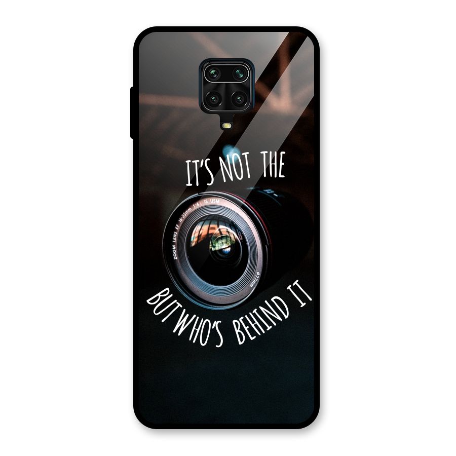 Camera Quote Glass Back Case for Redmi Note 9 Pro Max