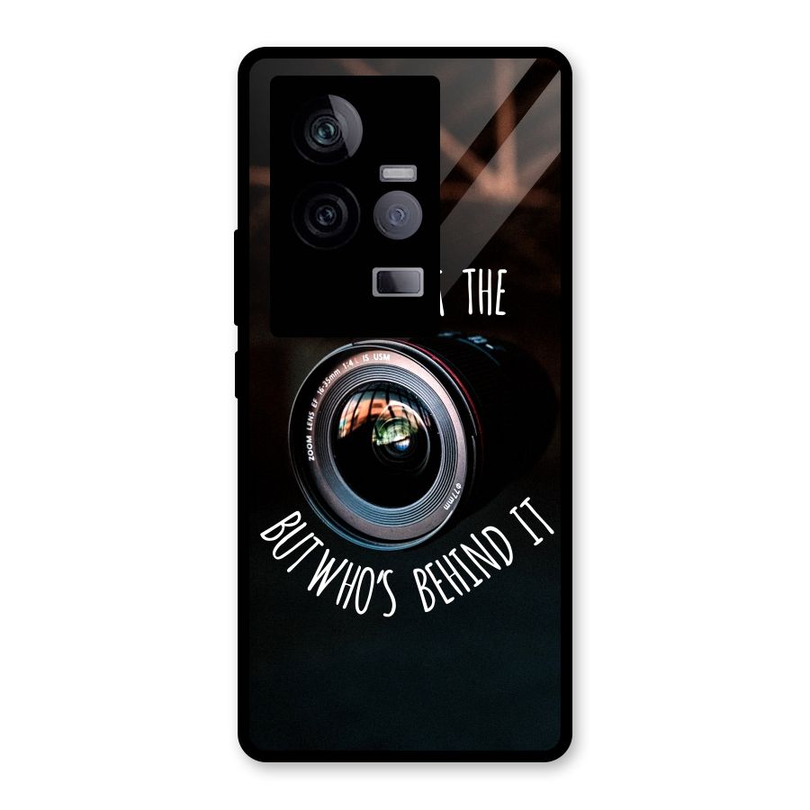 Camera Quote Glass Back Case for Vivo iQOO 11 5G