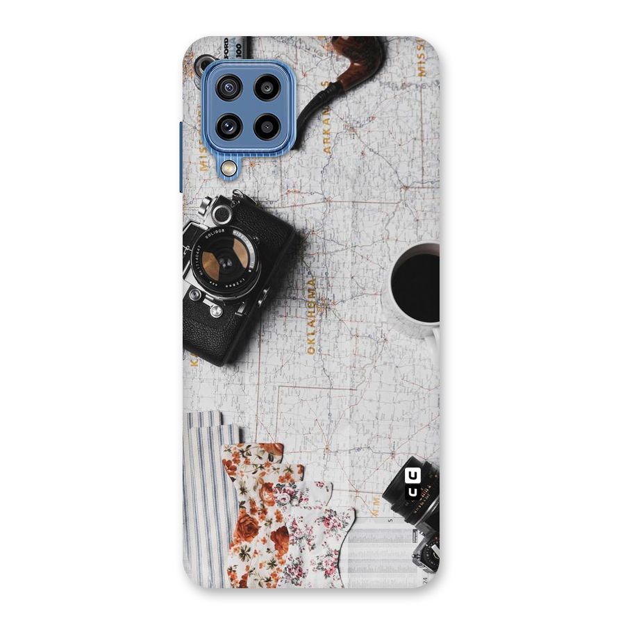 Camera Smoky Pipe Back Case for Galaxy M32