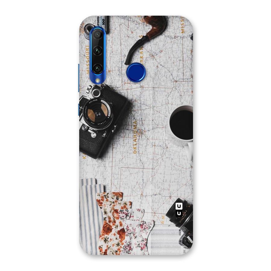 Camera Smoky Pipe Back Case for Honor 20i