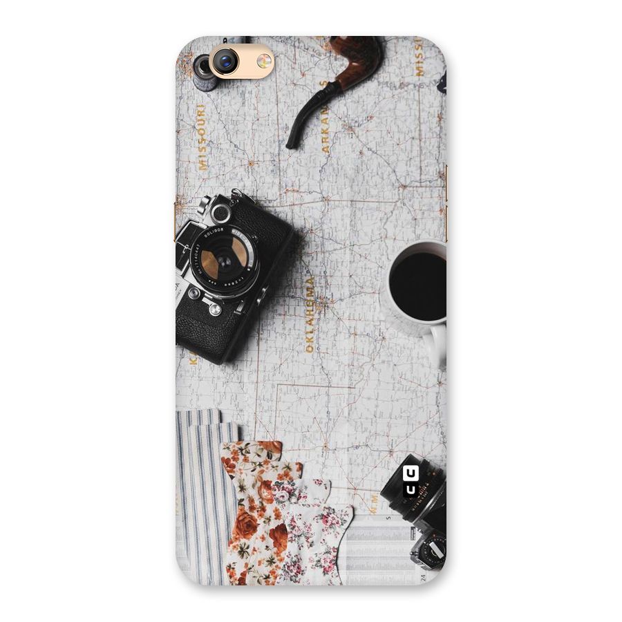 Camera Smoky Pipe Back Case for Oppo F3 Plus