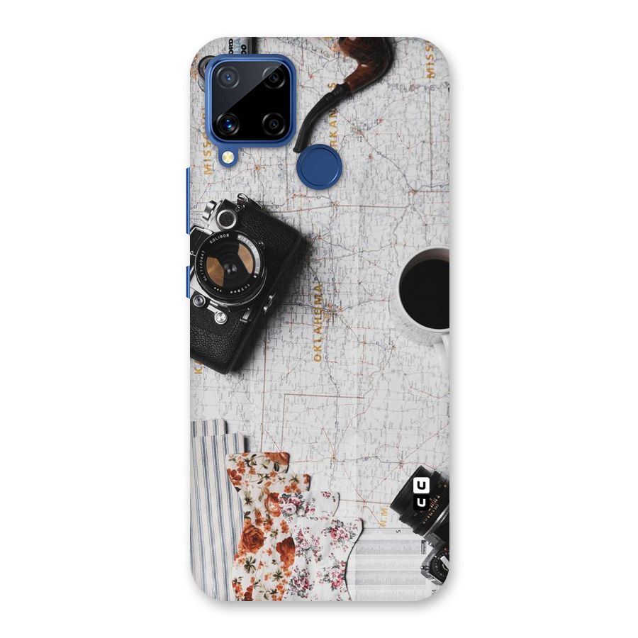 Camera Smoky Pipe Back Case for Realme C15