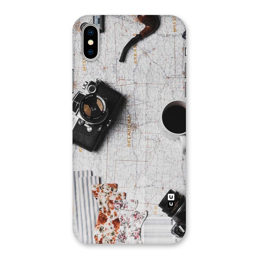 Camera Smoky Pipe Back Case for iPhone XS