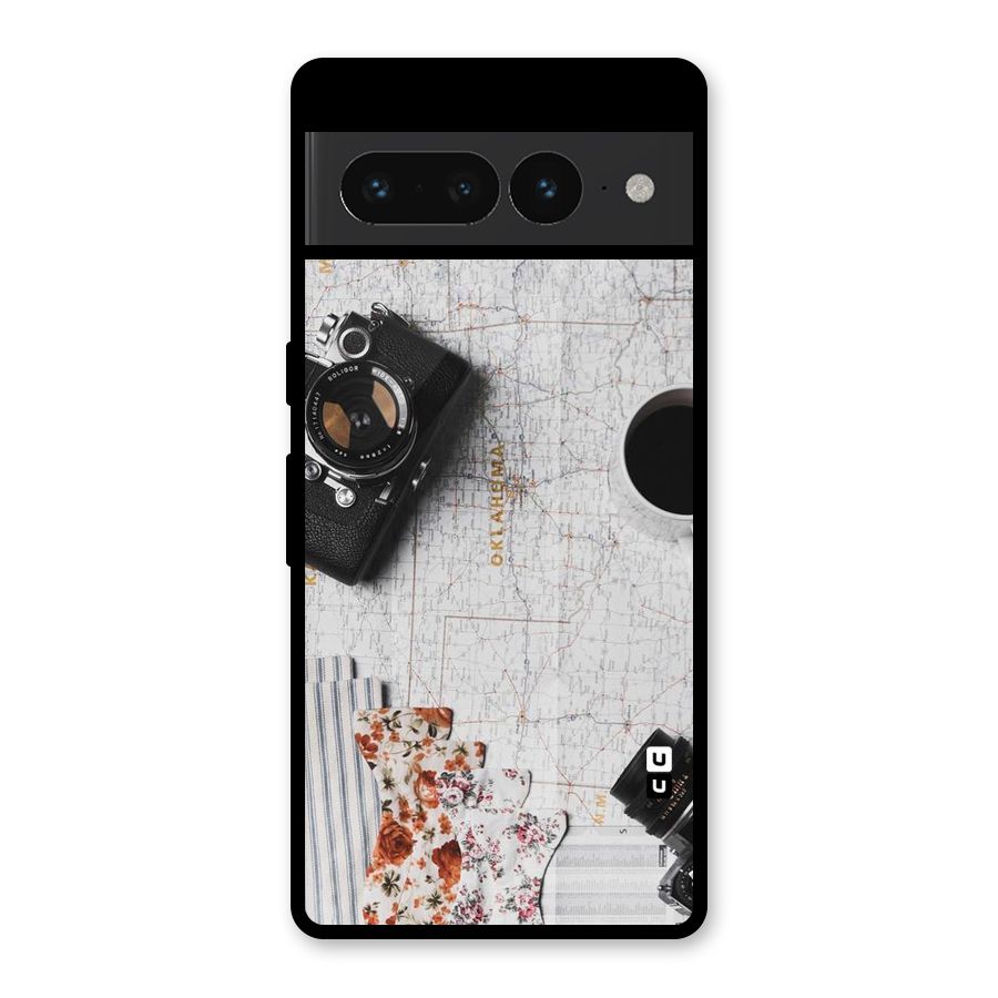Camera Smoky Pipe Glass Back Case for Google Pixel 7 Pro