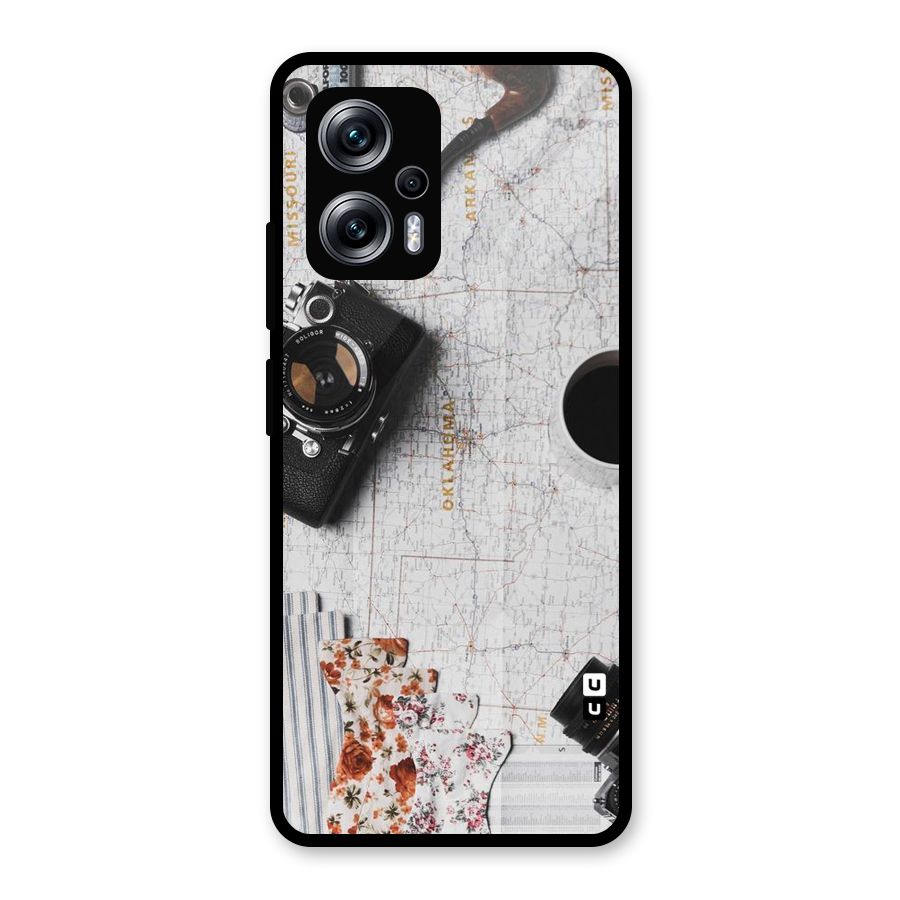 Camera Smoky Pipe Glass Back Case for Redmi K50i